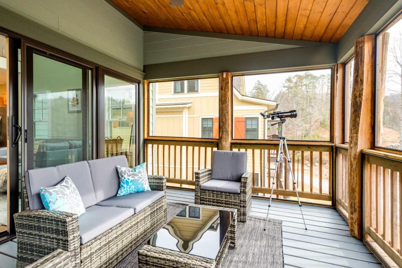 Cullowhee Home With Game Room, Wraparound Decks Exterior foto